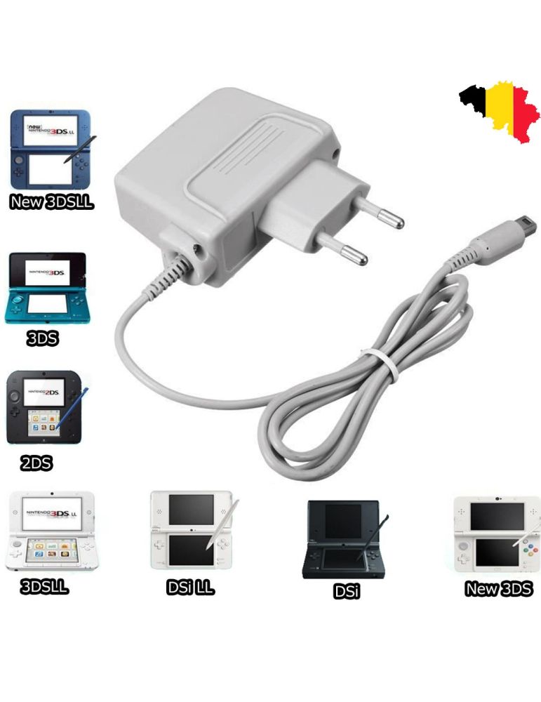 Chargeur secteur pour Nintendo DSI - DSI XL - 2DS - 3DS - 3DS XL